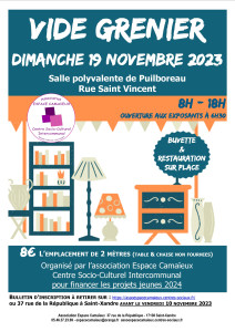 Vide Grenier de l'Espace Camaïeux