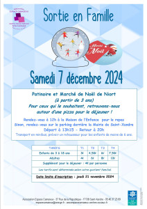 Sortie patinoire et marché de Noël