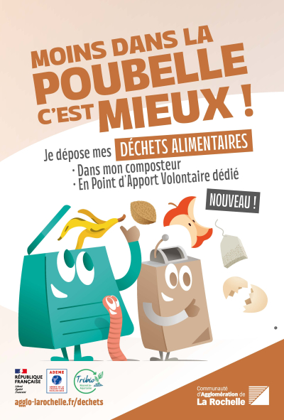 Déchets alimentaires : moins dans la poubelle c’est mieux !