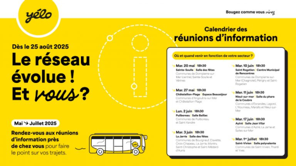 Dès le 25 août 2025, le réseau Yélo évolue !