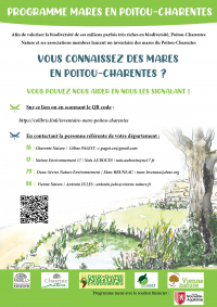 Inventaire régional des mares du Poitou-Charentes