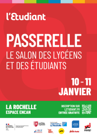 Salon Passerelle des lycéens et des étudiants : les 10 et 11 janvier 2025 à La Rochelle