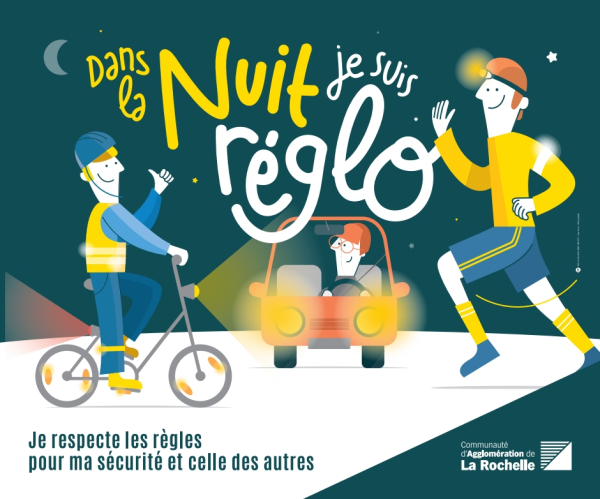 Dans la nuit, je suis réglo : sécurisez vos déplacements à l&#039;approche de l&#039;hiver !
