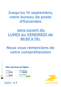 Bureau de poste d&rsquo;Esnandes