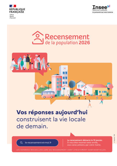 Recensement de la population 2026