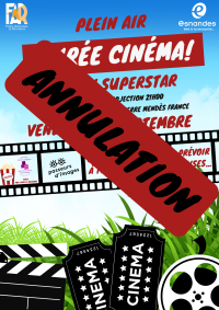 Annulation cinéma plein air